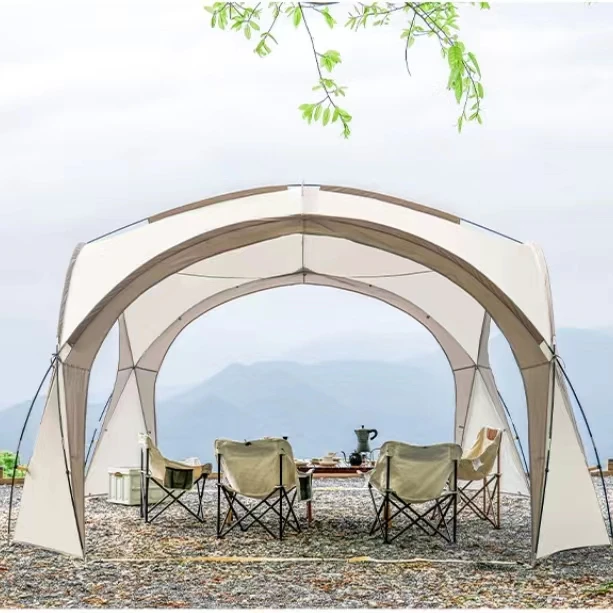 Dome Style Canopy for 4-6 People for Outdoor Activities-for Camping Climbing Beach Tours Made from Oxford Material