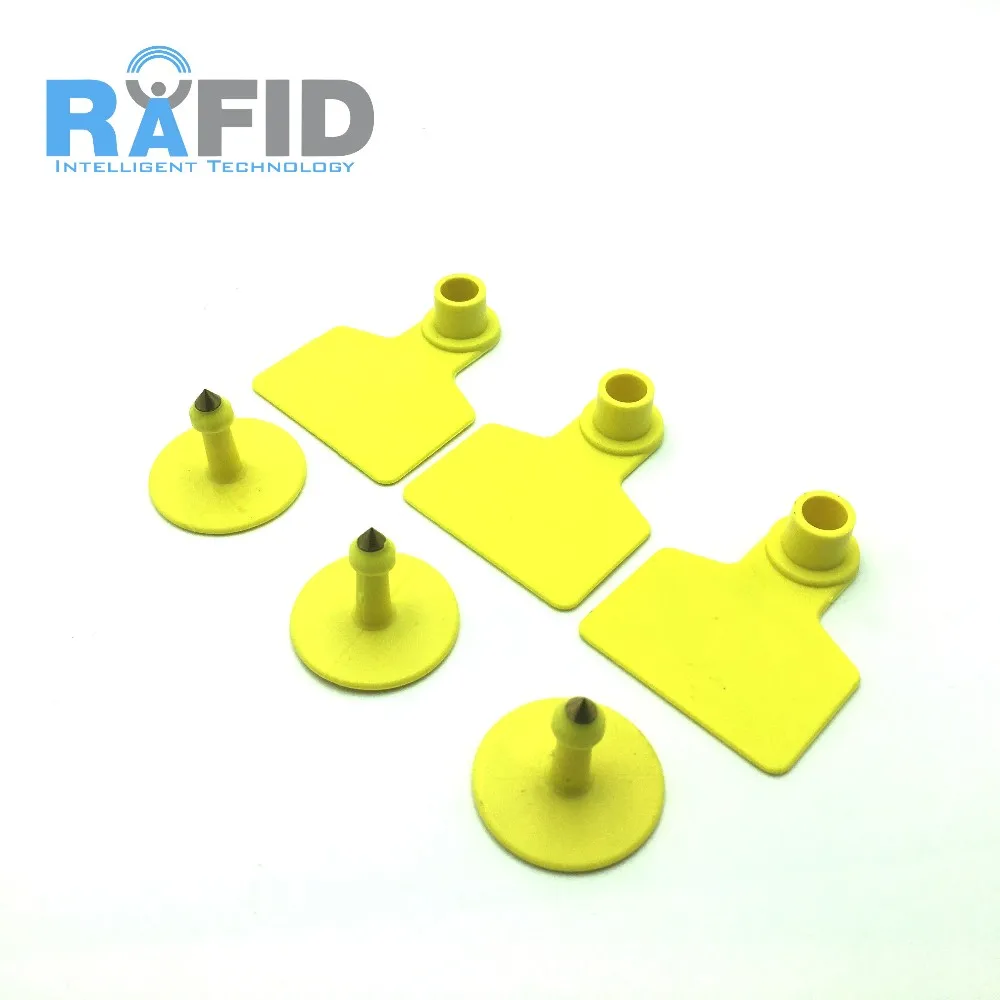 RAFID Animal ID Chip EID ISO11784/5 FDX-B Sheep Cow Cattle Ear Tag UHF RFID Animal Hot Product 2019 Provided PLC Laser Printing