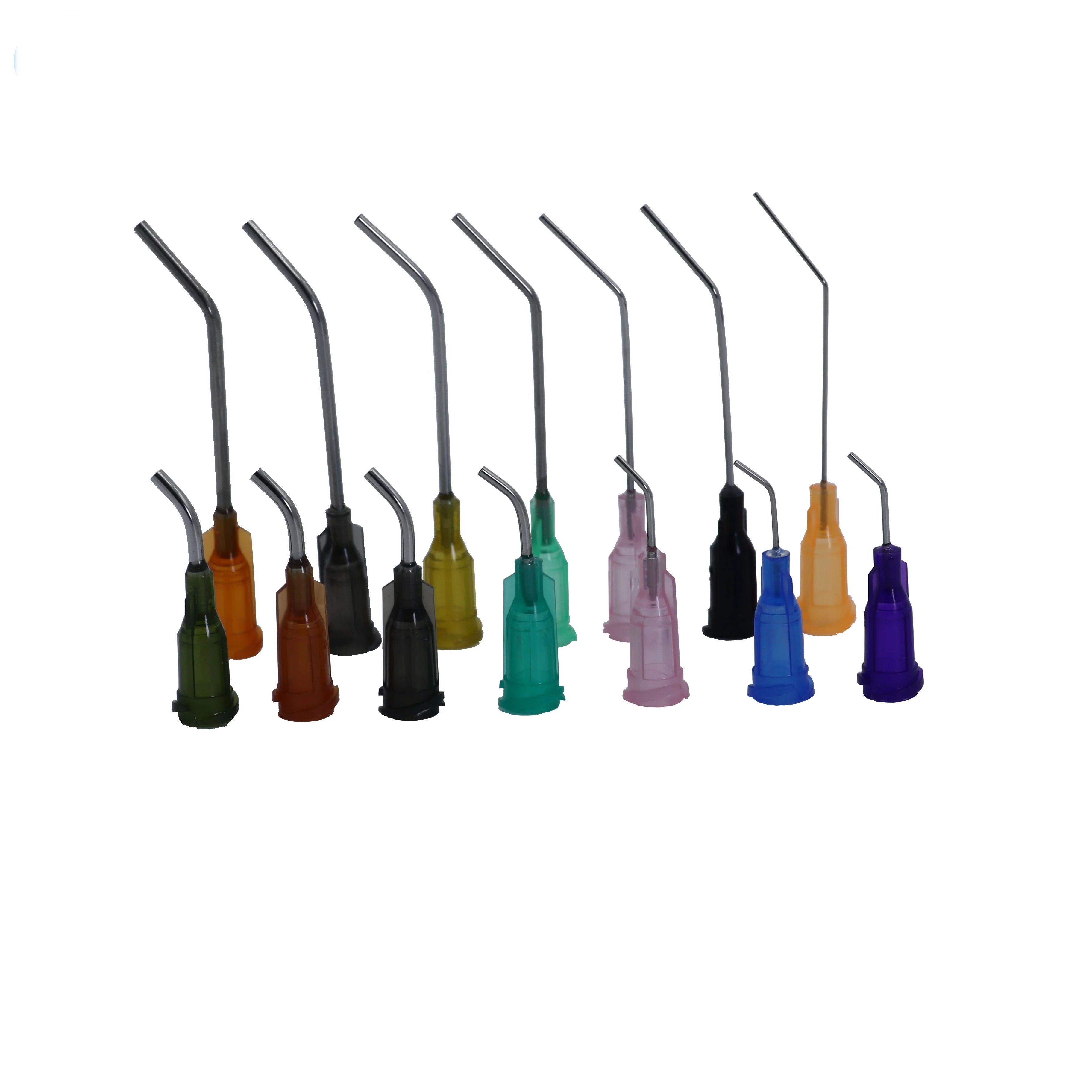Под разными углами промышленный изогнутые 14g раздаточная игла наконечниками шприц иглы