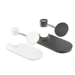 Amazon hot sell newest private 4 in 1  wireless charger 15W with light for iphone android watch earphone wireless fast charge