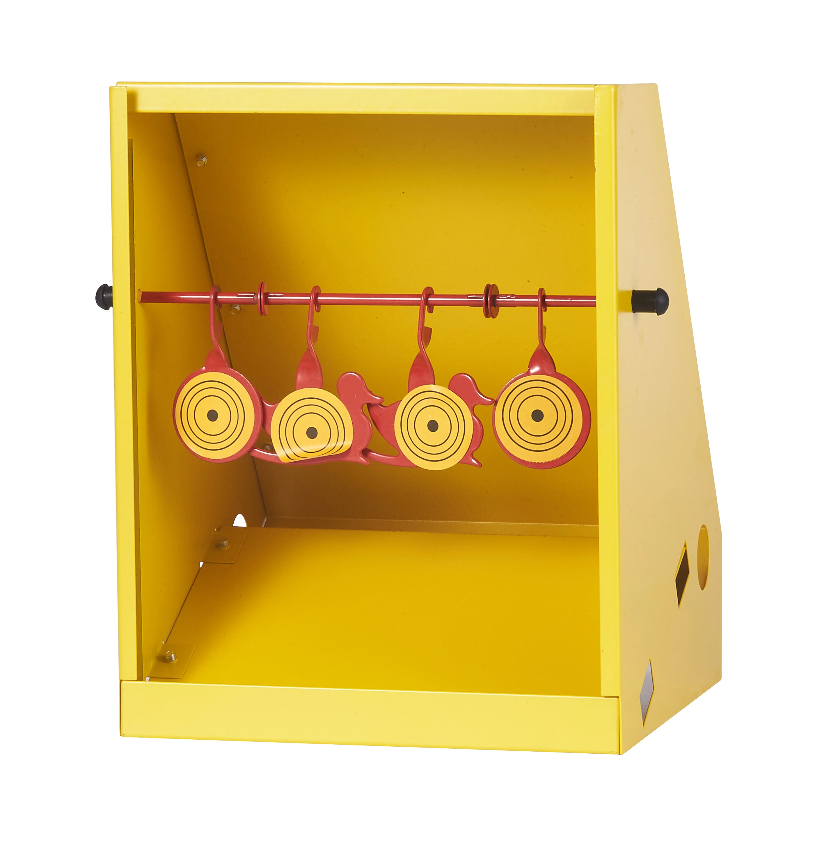 Metal shooting targets new design cheap Factory directly BB pellets catcher Auto resetting games toys