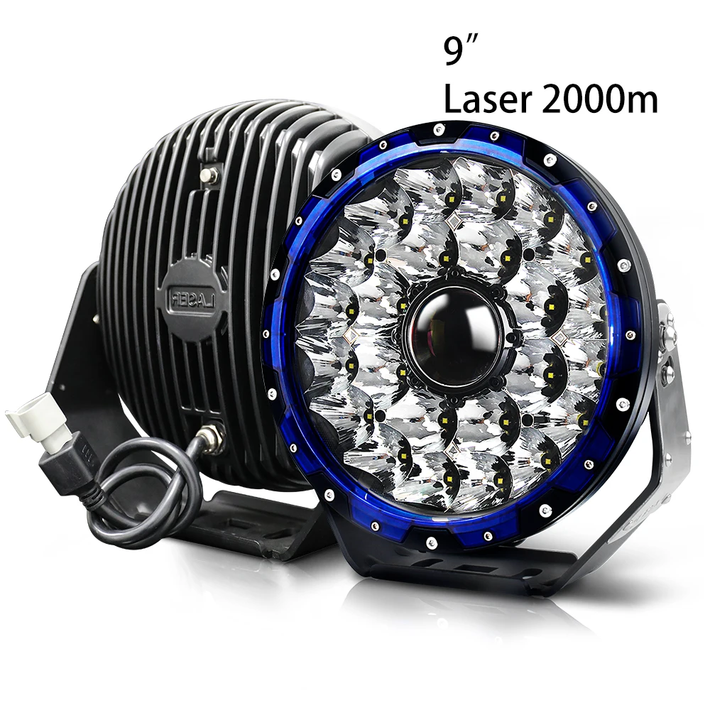 1Lux@2000m High power Spot 9inch Laser Off road led driving light