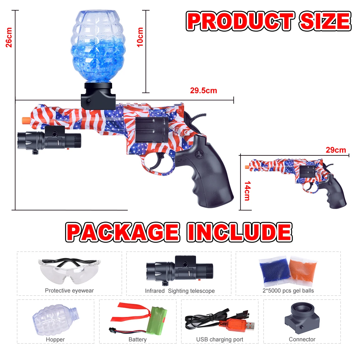 Toy Gun Electric Gel Blaster Toy gun water gun bullet outdoor game toys