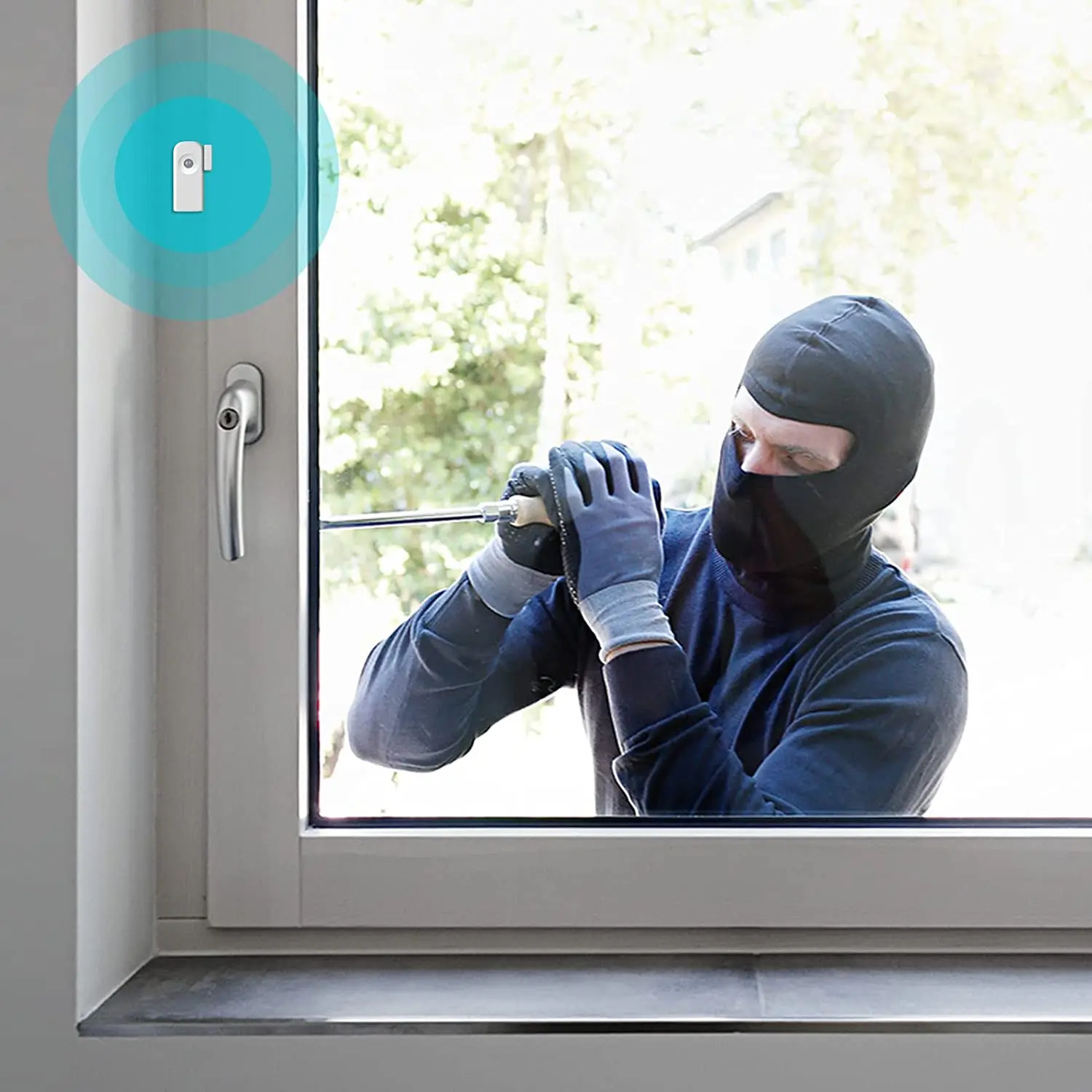 Tuya WiFi Motion Sensor Security Protection Human door Sensor PIR Detector Burglar Sound Alarm Photoacoustic Infrared