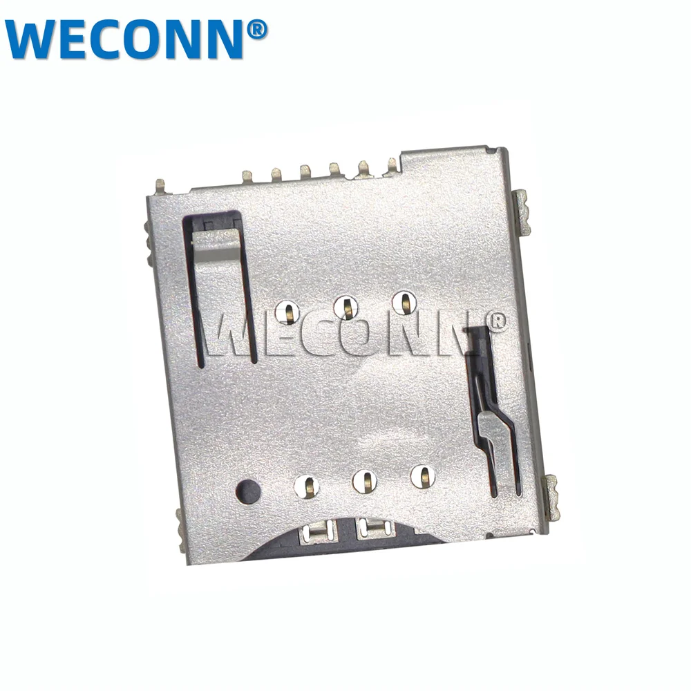 Manufacturer Supplier 1.5H PUSH  type Micro sim card connector adapter 4g smart card reaer connector for wifi router with detect