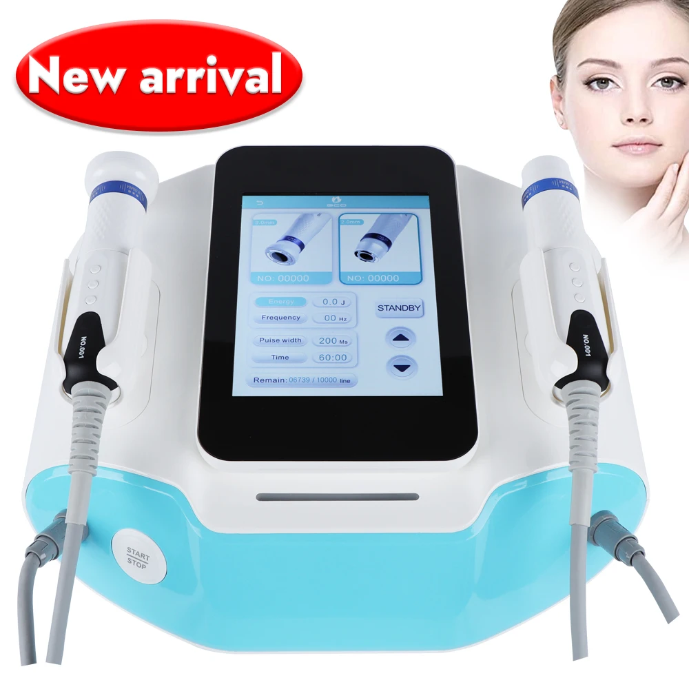 Портативный Аппарат для подтяжки лица 9d hifu с 4 картриджами rf Против Морщин