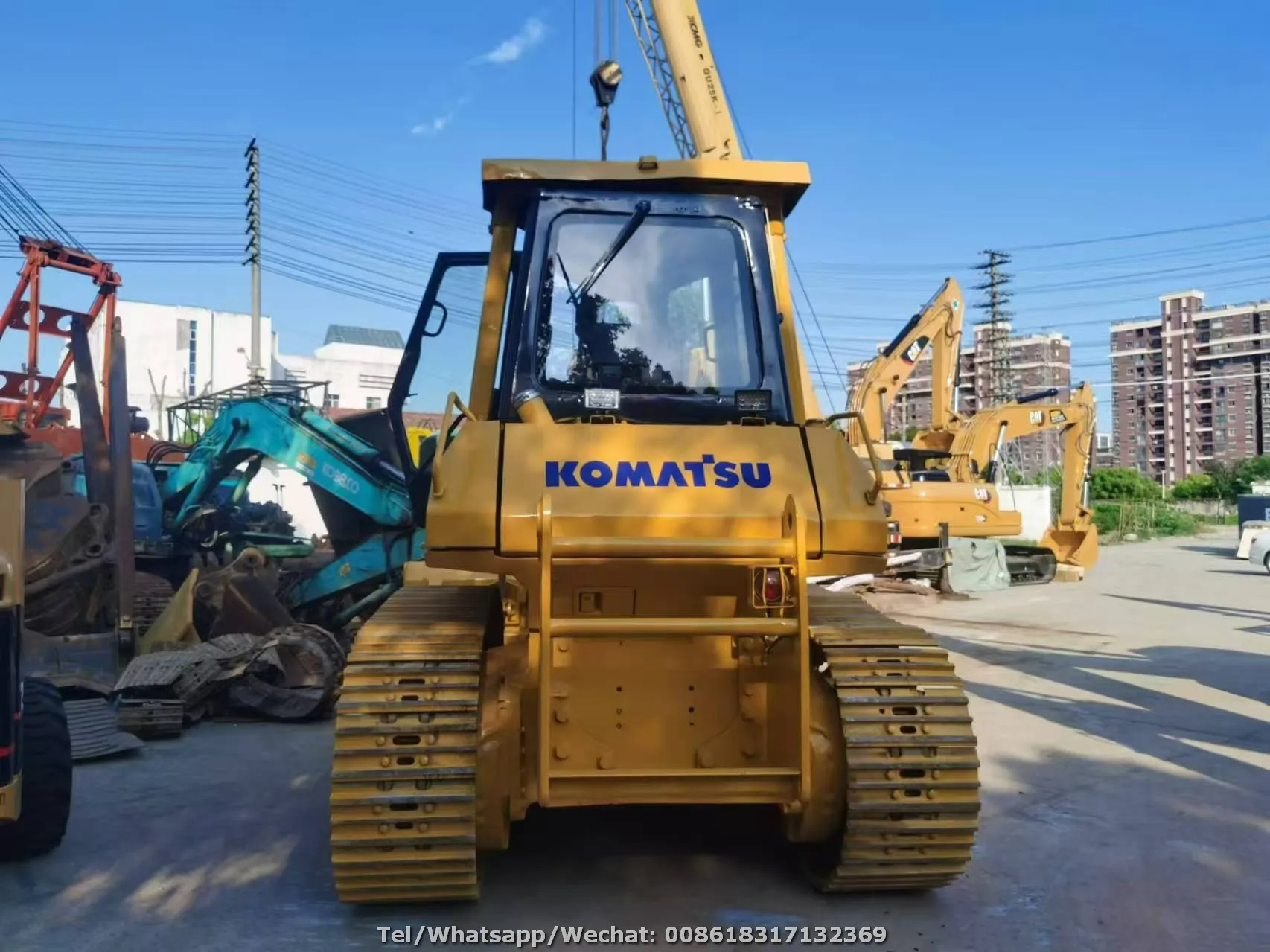 Japan Imported Komatsu D65E D65E-12 Crawler Tractor with 3 Shanks Ripper Komatsu D60P D65 D85 Dozers