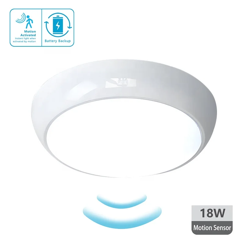 Low Profile Surface Flush Mount motion detected stair light with dusk to dawn motion sensor for pantry hallway laundry room