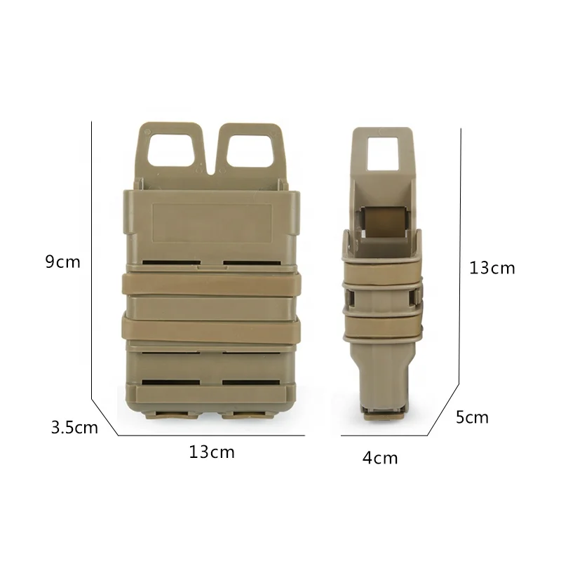 Action Union Molle System Fast Magazine Box Tactical Fast Double Mag Pouch for Tactical Vest Plate Carrier Duty Belt
