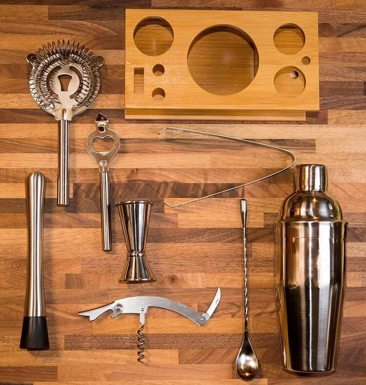 New Design Boston Bartender Kit with Revolving