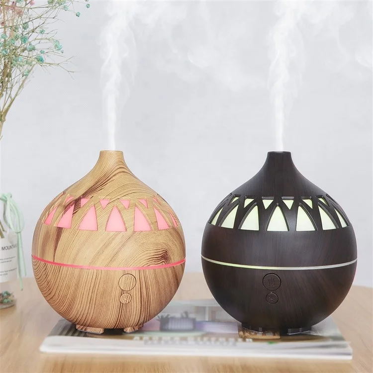 Home Scent Desktop Portable Wood Grain Electric Aroma Diffuser Essential Oil Aromatherapy Diffuser