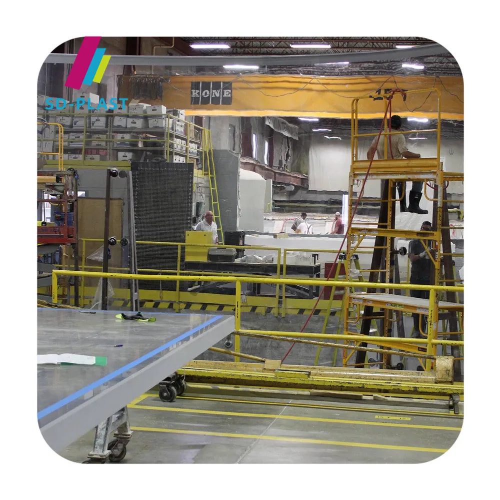 Custom Transparent large fish tank acrylic aquarium for Seaworld aquarium tank