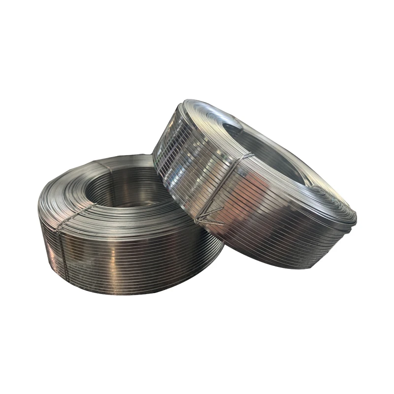 Factory direct sales galvanized copper - plated flat wire corrugated box suture box flat wire