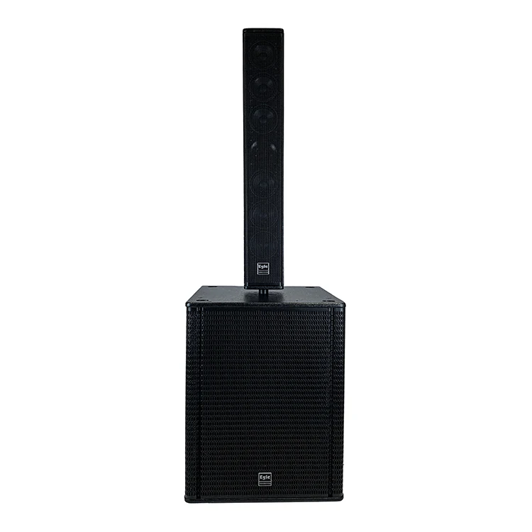 Pro Audio BW-604 Unique New Modular Design High Power RMS 1100W Pro PA System Active Column Floor Speakers