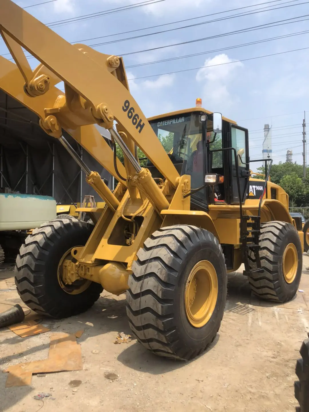 good price machine used Wheel front loader cat 966H Wheel loader heap price Caterpillar used cat 966H wheel loader