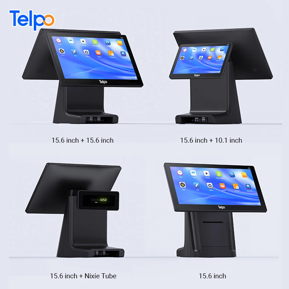 Telpo C1 все в одном POS-терминал с высокоскоростным принтером/распознаванием лица