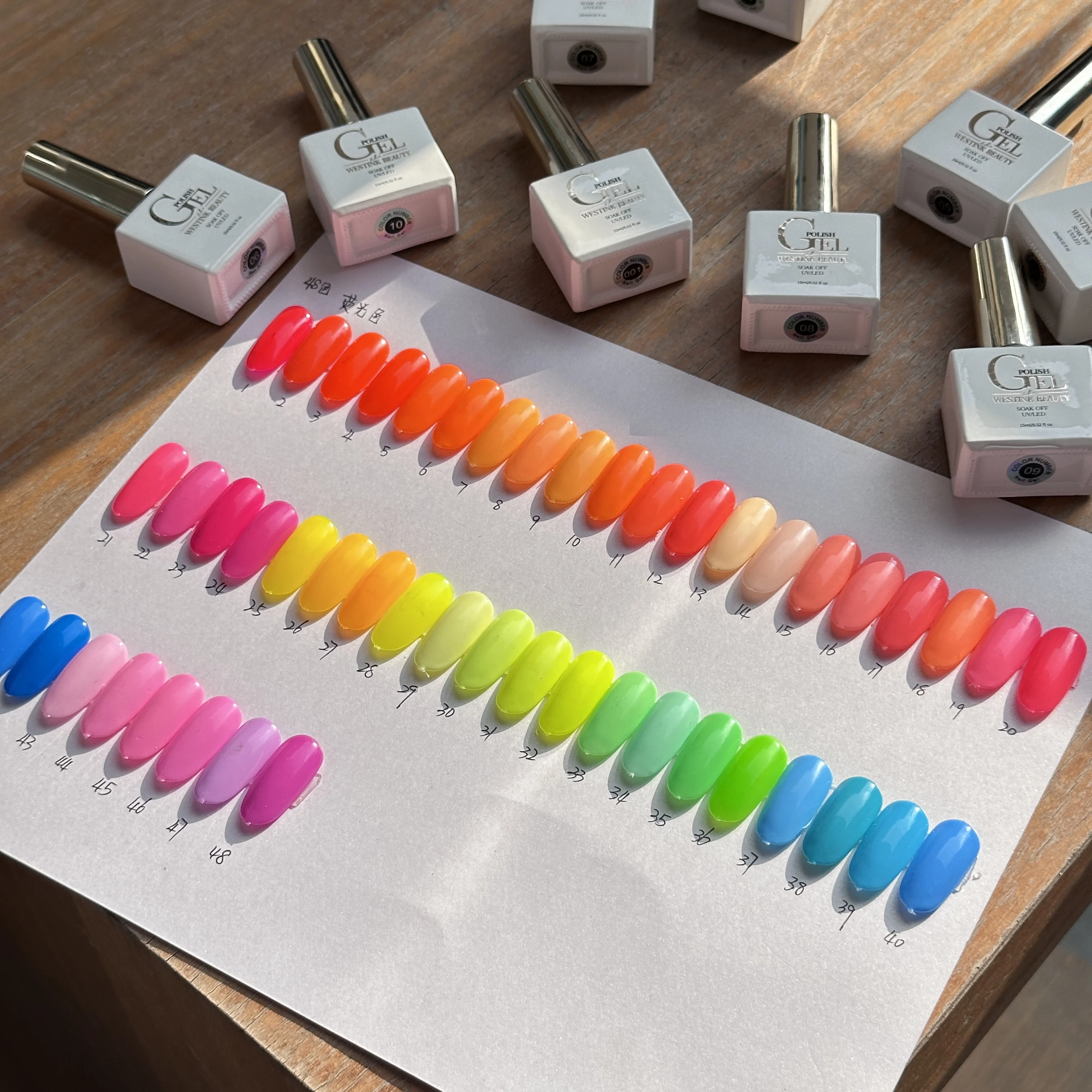 New trend Nail Gel Colour Supplies  Long Lasting High Pigment Soak Off Nail Polish gel, Organic gel nail polish