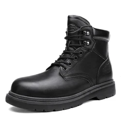 Мужская обувь с низким стальным носком, защитная обувь, водонепроницаемая, износостойкая и устойчивая к сжатию