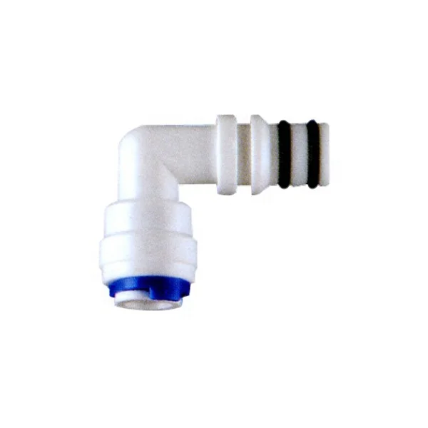 1/4 3/8 1/2 3/4 Inch Plastic Pipe Connector Quick Fitting Tube Connector Female Straight Adapter for Ro Water Filter Housing Use