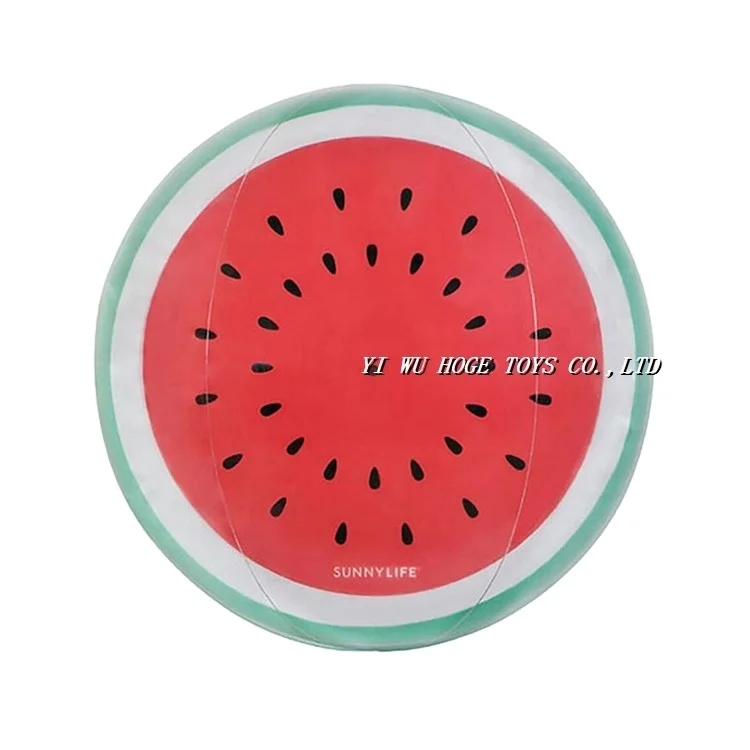 Top quality 6 P PVC watermelon inflatable beach ball for the vacation