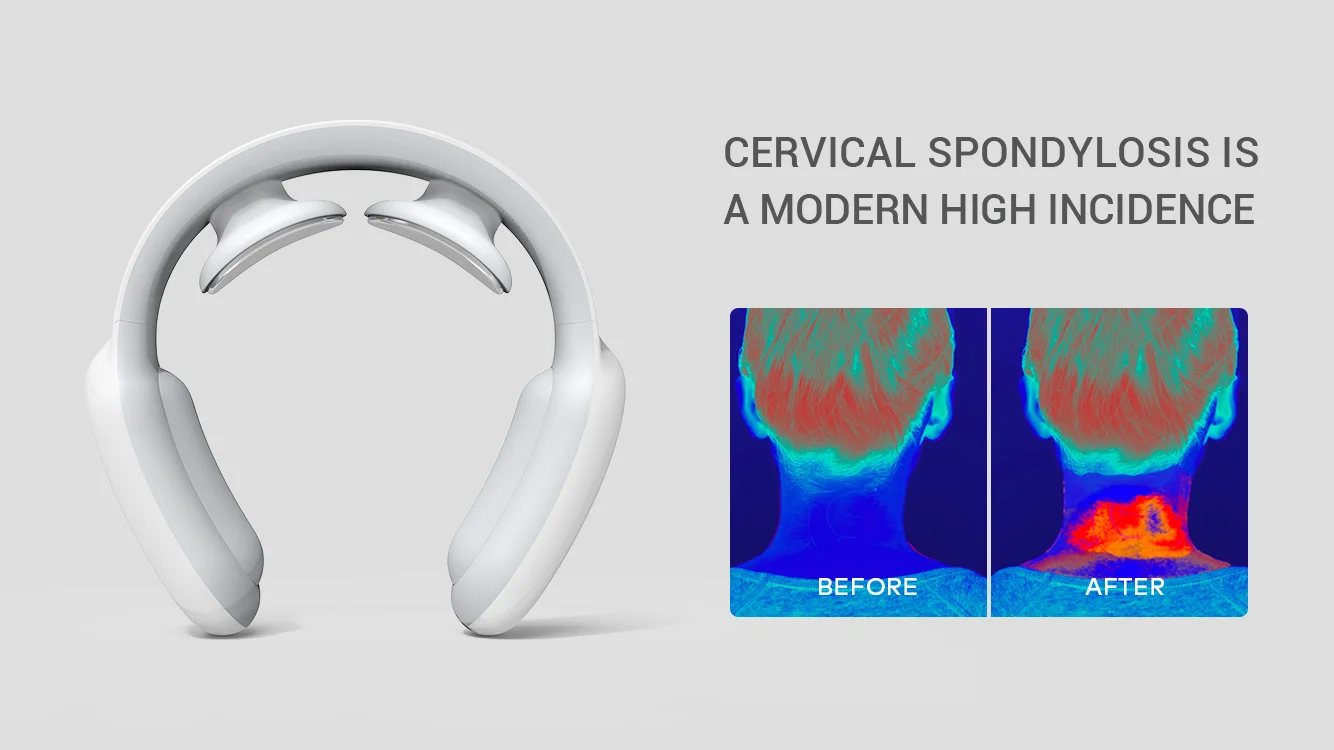 Electronic Pulse Massager Smart Cervical Spine Massager Remote Control Neck Massager 2021