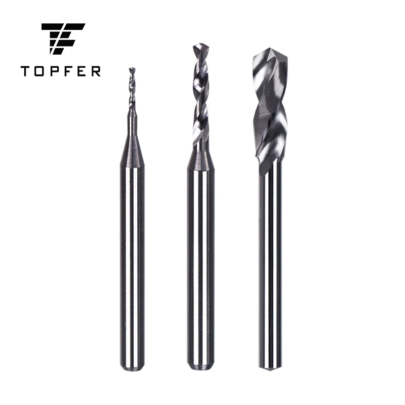 
1/8 inch shank pcb drill bits tungsten carbide tipped drill bits with high accuracy long tool life 