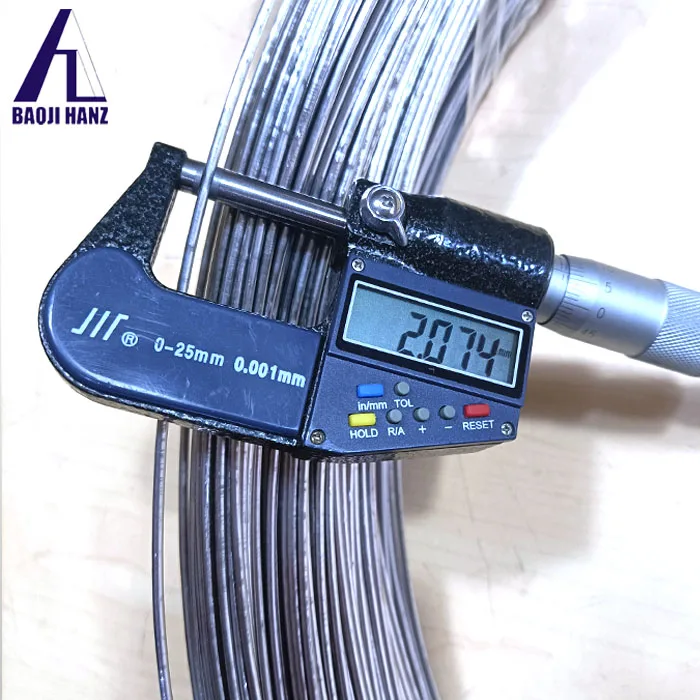  Baoji Hanz supply straight erti-7 titanium weld wire