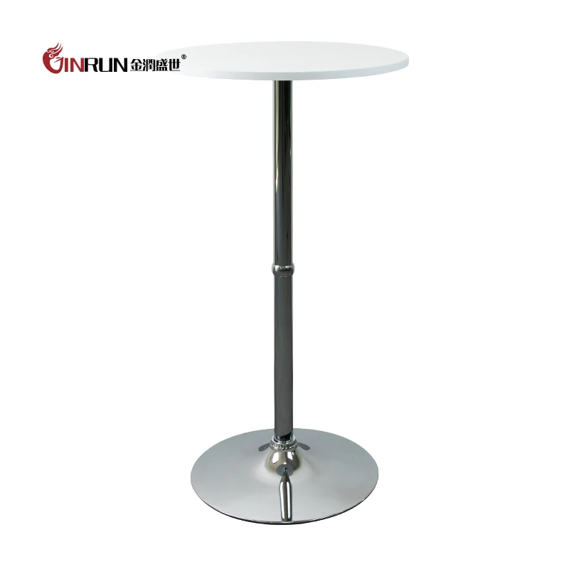 Очень высокий барный стол с текстурой МДФ