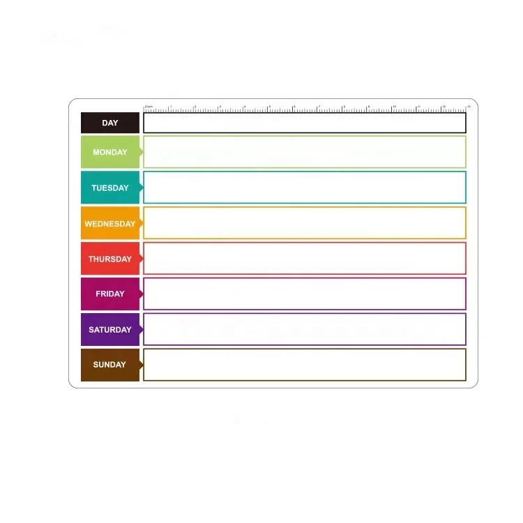 custom whiteboard blank fridge magnet