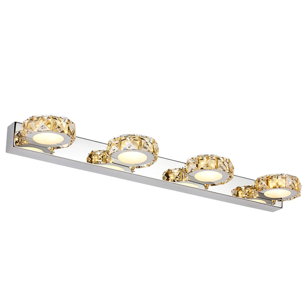 Glass Material 6w 9w 12w SMD2835 Mirror Front Light Cabinet Mount Bathroom Washroom Led Lamp Fixture