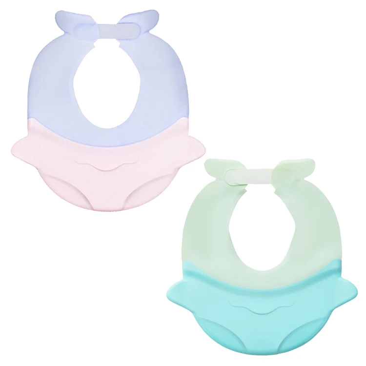 Wholesale Protective Kids Bath  Shampoo Hat Wash Baby Silicone Shower