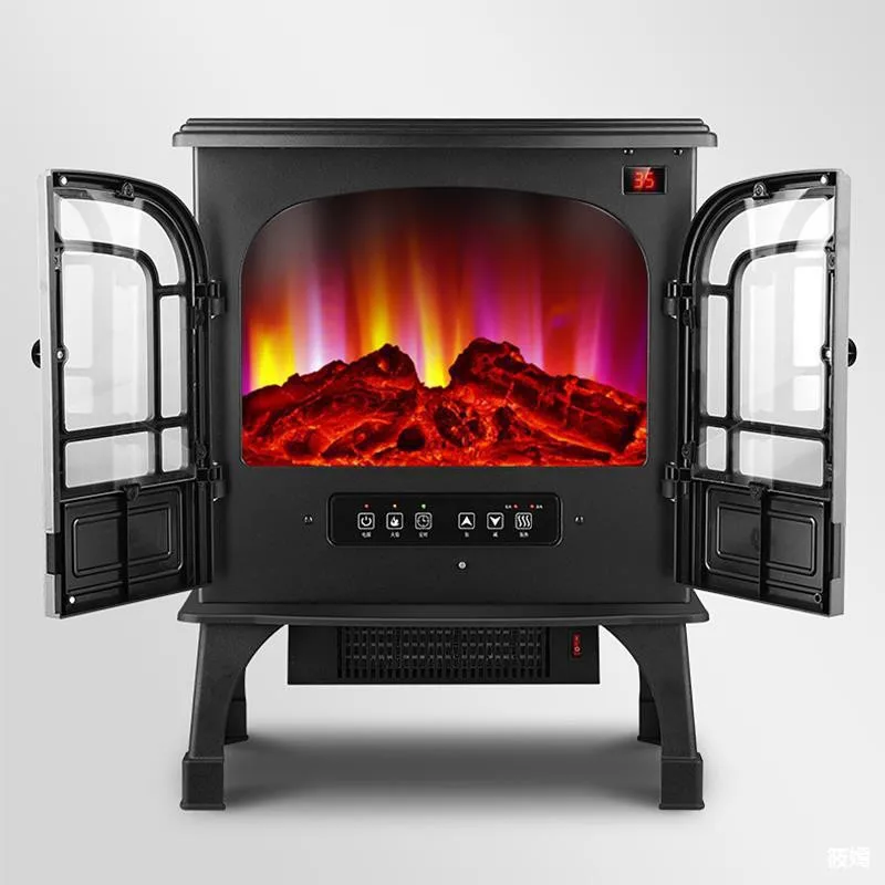 Outdoor Fire Place Electric Heater Indoor Remote Control Fire Place Decoration