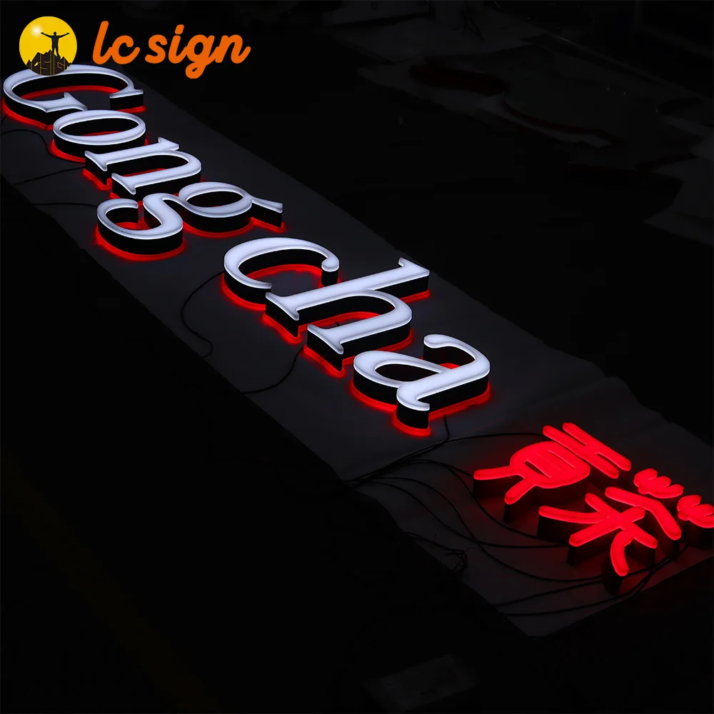 Custom Led Illuminated Logo Sign Brushed Metal Logo 3D Design Personalized Signage Turn your logo into sign Custom Office Sign