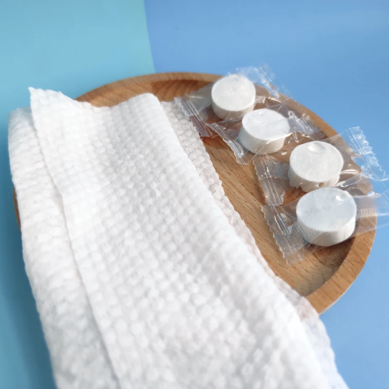 Fast Shipping Absorbent Cotton Compressed Towels Tablets Medical Grade Travel Towels  Tissue Face Towels For Gym