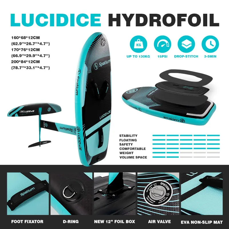 Favorite new design aluminum carbon alloy foil OEM kite surfing foil hydrofoil board for sale