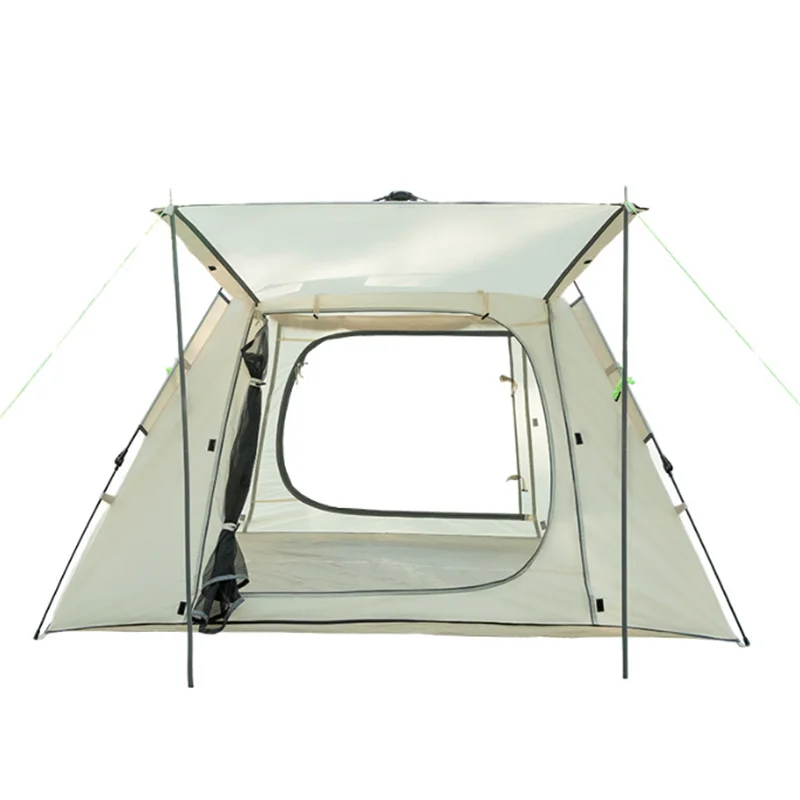 Camping Outdoor Tent Portable Folding Automatic Picnic Vinyl Tent Outdoor Thickened Rainstorm Camping Equipment Waterproof