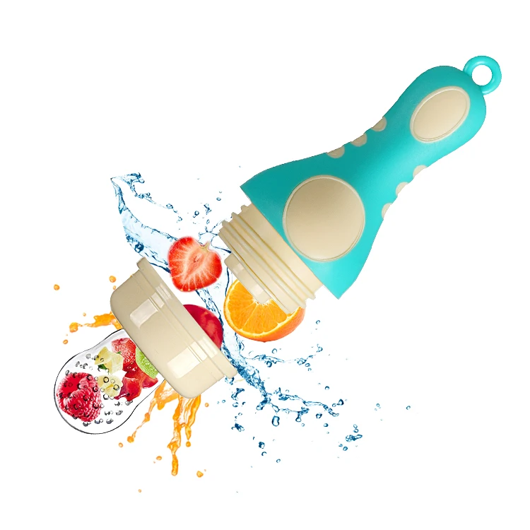 100% food grade BPA Free Baby fruit teething toy silicone baby pacifier soft food feeder
