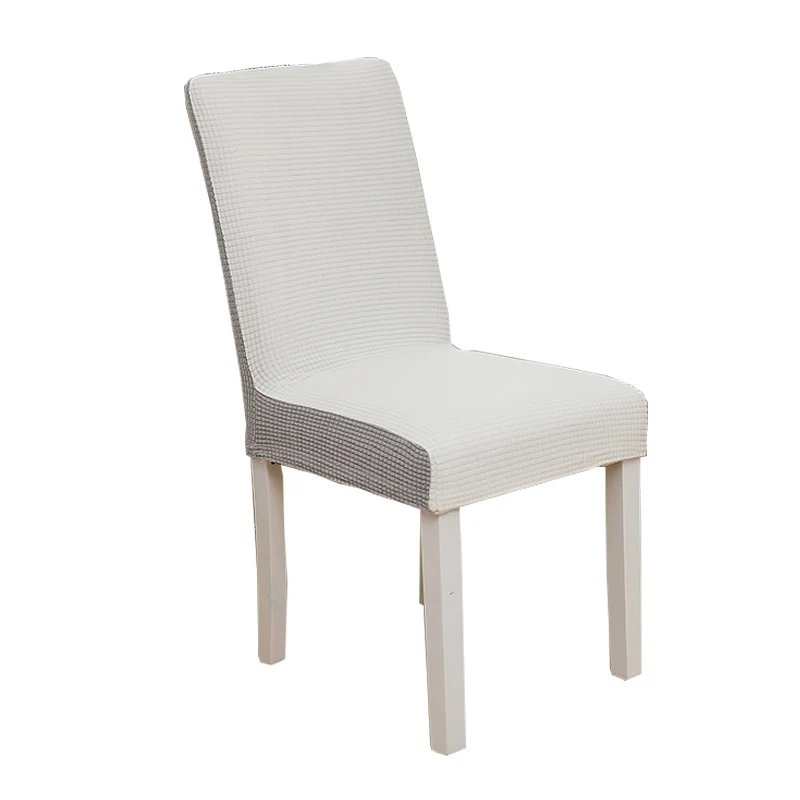 Household universal elastic backrest cover color matching thickened cushion stool cover universal dining table chair cover backr