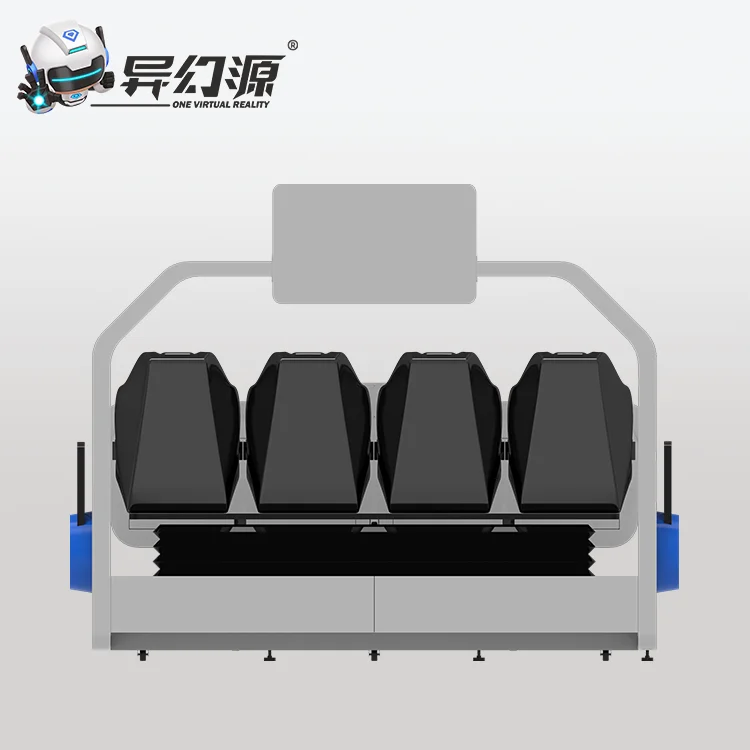  YHYVR New Model 9d vr electric platform 4 seats spaceship virtual reality VR cinema