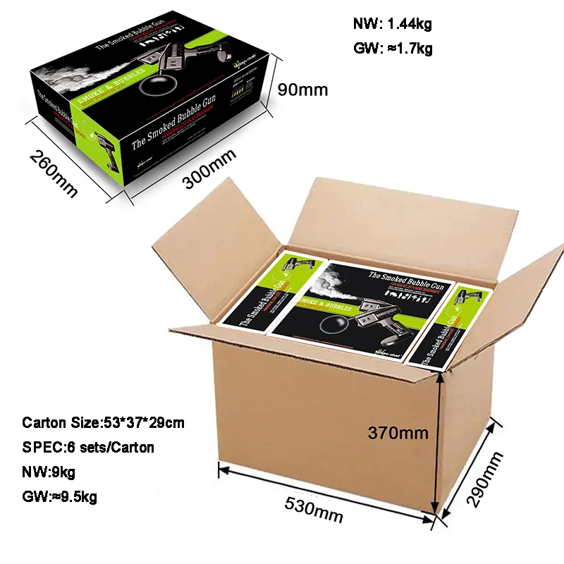 Kitchen Food Smoker Machine USB Charging Powered Cocktail Wine Cold Drinking Smoke Bubble Gun