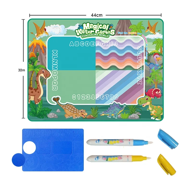 Children Educational Toys Magical Doodle Painting Water Board Reusable DIY Writing Water Drawing Mat Toy