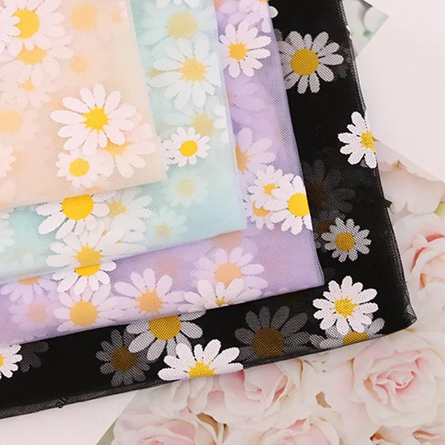 custom print soft cotton nylon stretch polyester 3d mesh fabric