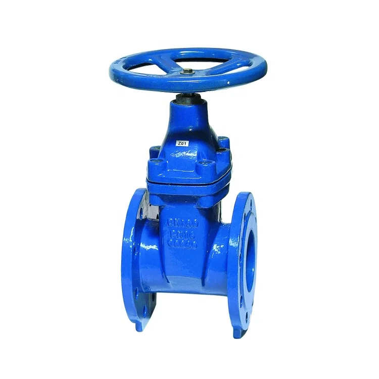  Неподъемный стержень NRS из ковкого чугуна BS 5163 PN10 PN16 DN100 запорный клапан для