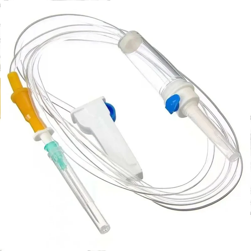 Sterile Luer Lock Infusion Giving Sets IV Set Medical Intravenous Disposable OEM IV Infusion Set With Needle