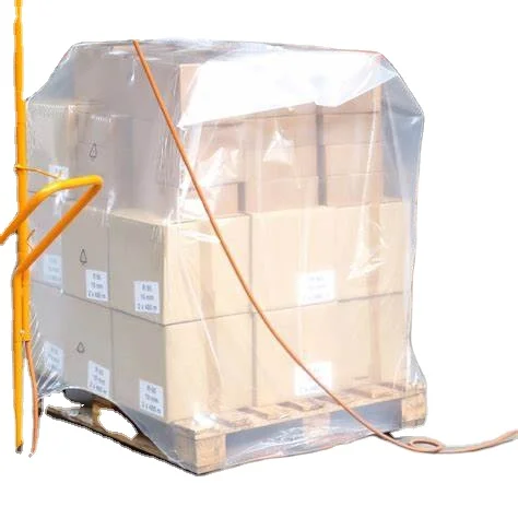 Fire Heat Shrink Pallet bag  1300 x 1150 x 1950mm wrap 1200 x 1000mm pallet