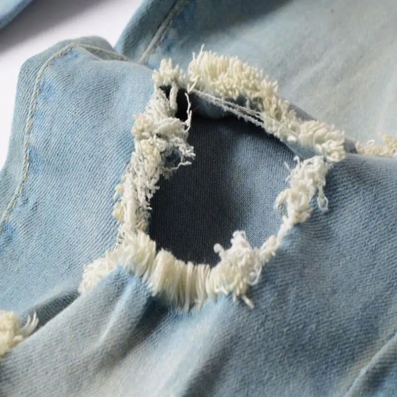 Mens Skinny Jeans Super Skinny Jeans Men Non Ripped Stretch Denim Pants Elastic Waist Big Size European