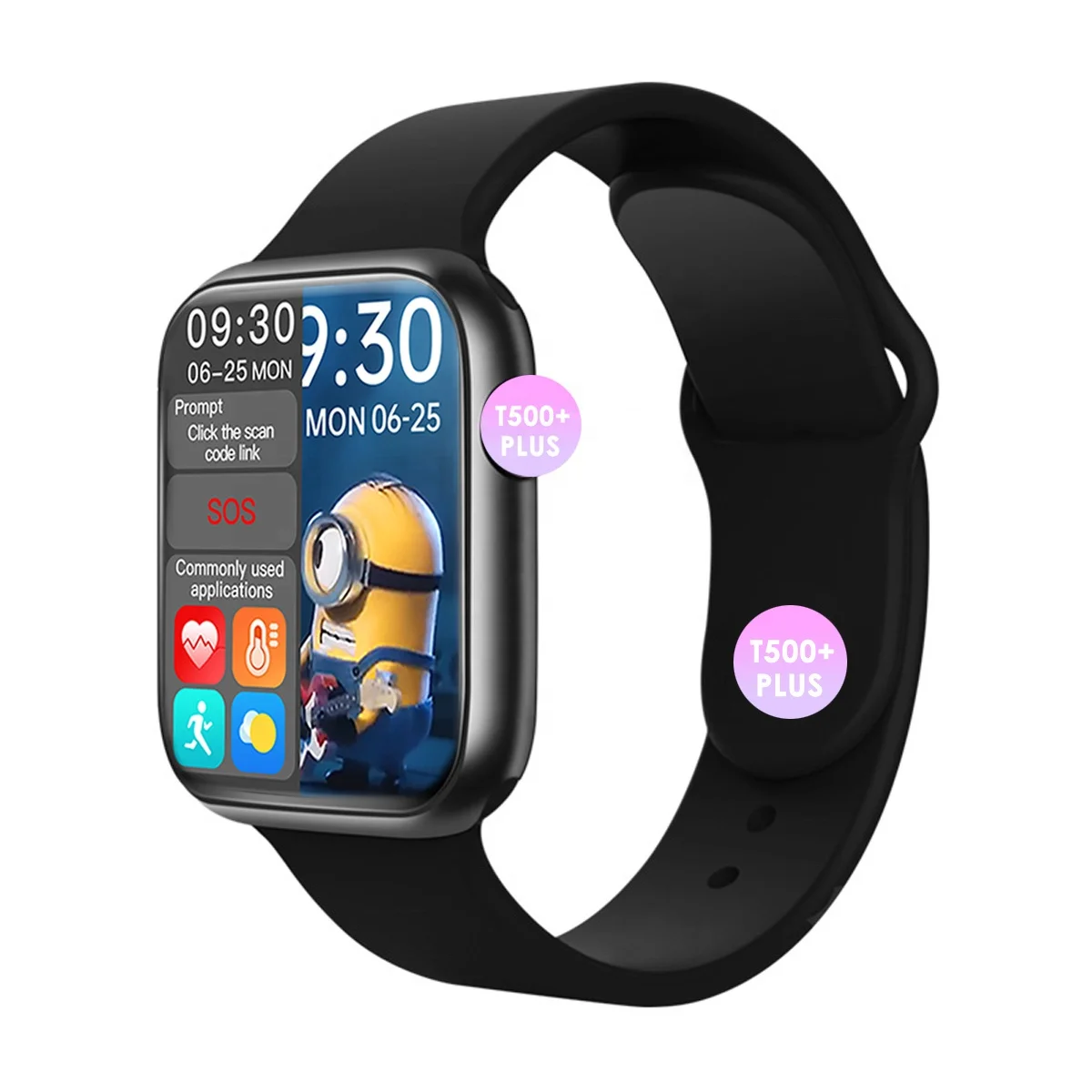 T500 Smartwatch 1.44 inch Full Touch Screen Fitness Tracker PK X6 X7 X8 T500 T55 T900 T600 T800 Smart Watches