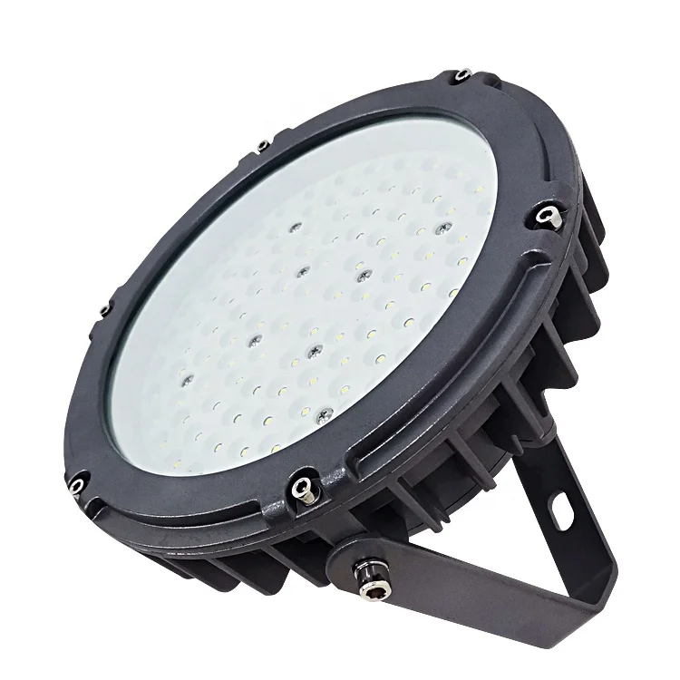 GOLDYO high color rendition and luminous efficiency atex flameproof led lamp 100w 150 w 200w explosion proof high bay led light