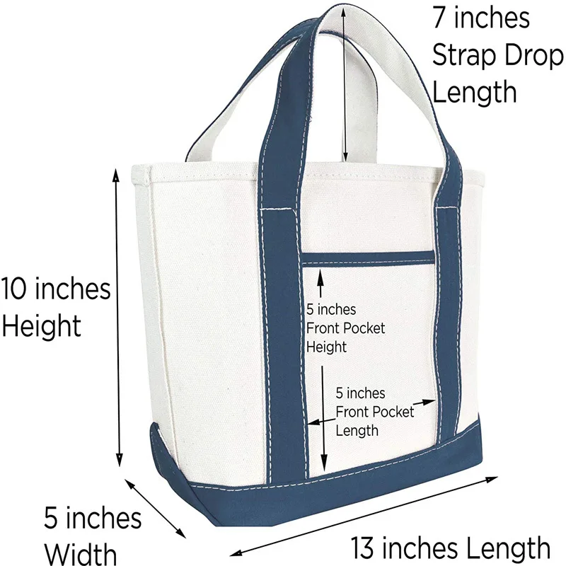 New Vintage Canvas Ladies One Shoulder Contrast color stitching Factory Outlet Custom Shopping tote bag cotton