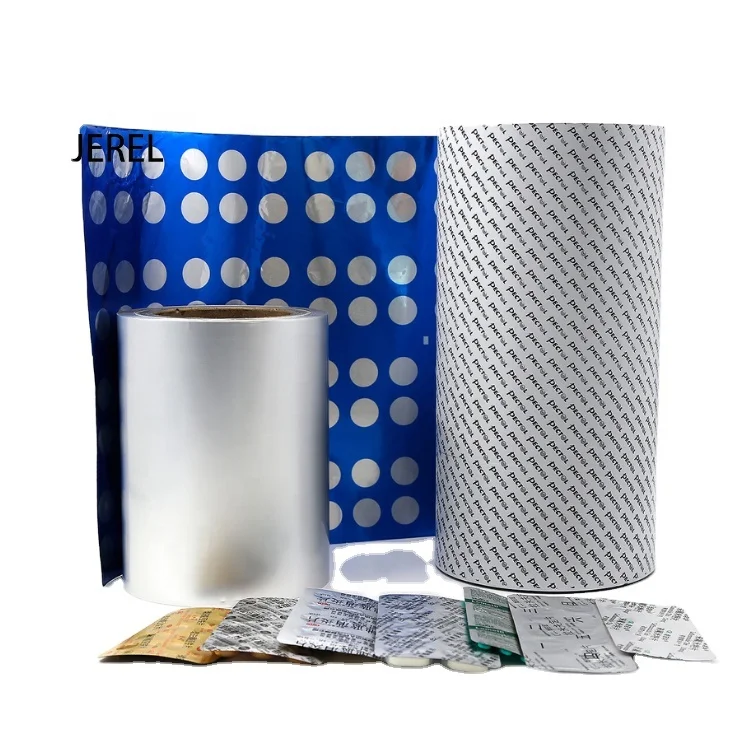 JEREL Pharmaceutical Aluminum Blister Foil Used to Pack Tablets Capsules and Pills into the Blisters 8011 Alloy